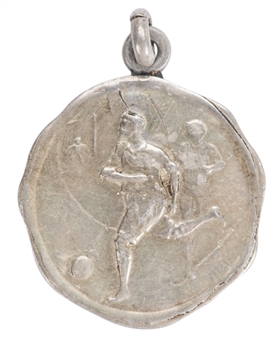 1934 World Cup Silver Medal Presented To Raimundo Orsi by the Federazione Italiana Giuoco Calcio (FIGC) (Letter of Provenance)